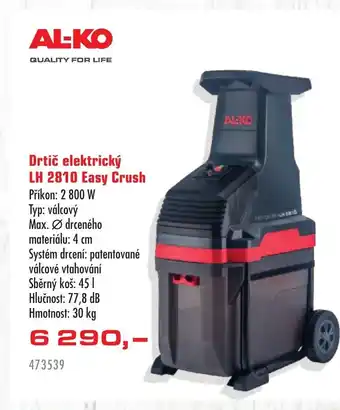 Uni Hobby Drtič elektrický LH 2810 Easy Crush nabídka