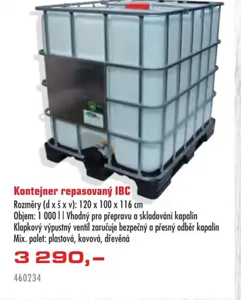 Uni Hobby Kontejner repasovaný IBC nabídka