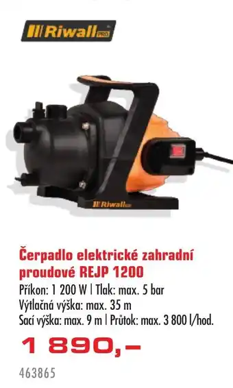 Uni Hobby Čerpadlo elektrické zahradní proudové REJP 1200 nabídka