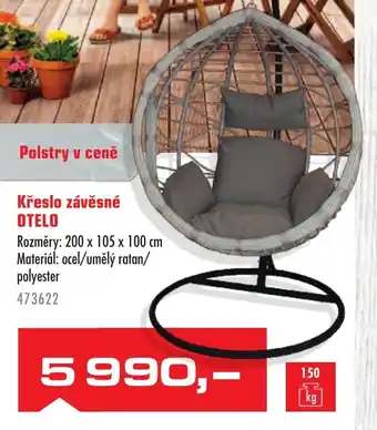 Uni Hobby Křeslo závěsné OTELO nabídka