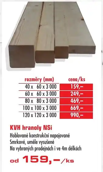 Uni Hobby KVH hranoly NSi nabídka