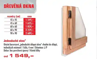Uni Hobby Jednoduché okno¹ nabídka