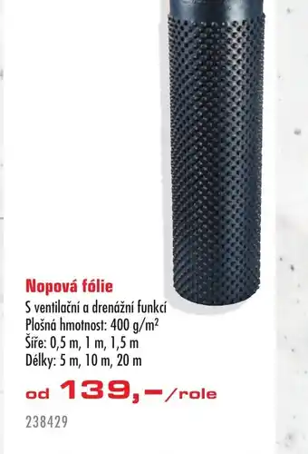 Nopová fólie