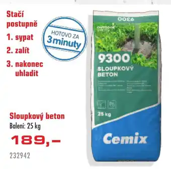 Uni Hobby Sloupkový beton nabídka