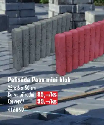 Uni Hobby Palisáda Paso mini blok nabídka