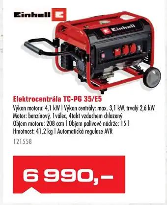 Uni Hobby Elektrocentrála TC-PG 35/E5 nabídka