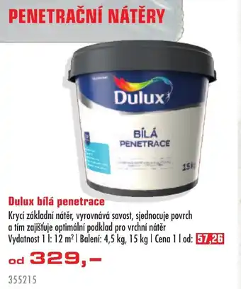 Uni Hobby Dulux bílá penetrace nabídka