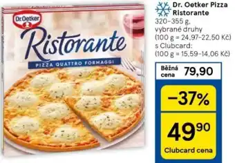 Tesco Dr. Oetker Pizza Ristorante nabídka