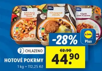 Lidl HOTOVÉ POKRMY nabídka