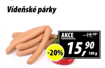ZEMAN Vídeňské párky nabídka