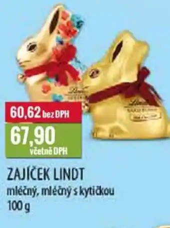 Ratio ZAJÍČEK LINDT mléčný, mléčný s kytičkou nabídka