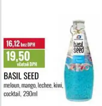 Ratio BASIL SEED meloun, mango, lechee, kiwi, cocktail, 290ml nabídka