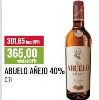 Ratio ABUELO AÑEJO 40% 0,7L nabídka