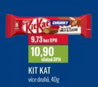 Ratio KIT KAT více druhů, 40g nabídka
