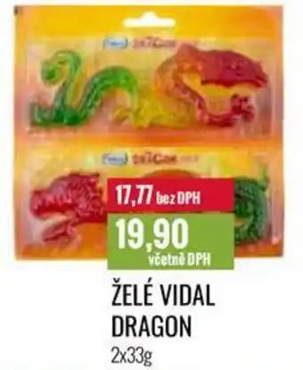 Ratio ŽELÉ VIDAL DRAGON 2x33g nabídka