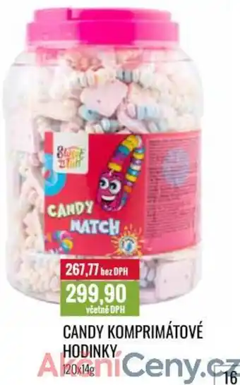 Ratio CANDY KOMPRIMÁTOVÉ HODINKY nabídka