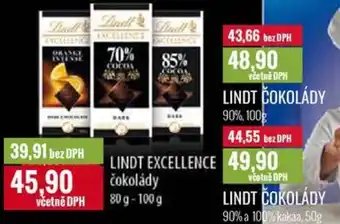 Ratio LINDT EXCELLENCE nabídka