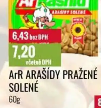 Ratio ArR ARAŠÍDY PRAŽENÉ SOLENÉ nabídka