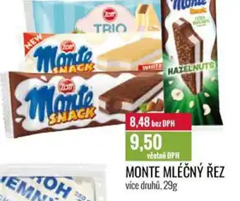 Ratio MONTE MLÉČNÝ ŘEZ nabídka