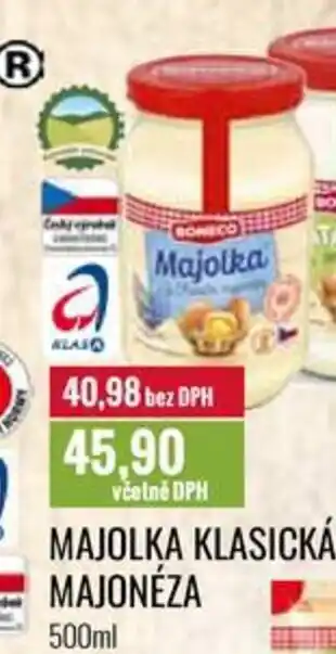 Ratio MAJOLKA KLASICKÁ MAJONÉZA nabídka