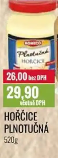 Ratio HOŘČICE PLNOTUČNÁ nabídka