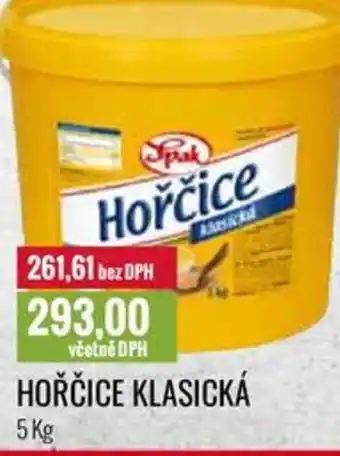 Ratio HOŘČICE KLASICKÁ nabídka