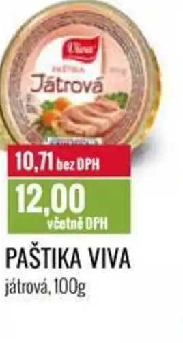 Ratio PAŠTIKA VIVA játrová nabídka