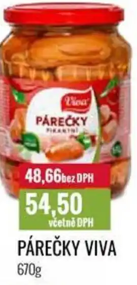 Ratio PÁREČKY VIVA nabídka