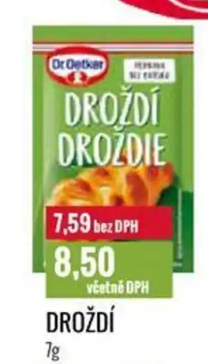 Ratio DROŽDÍ nabídka