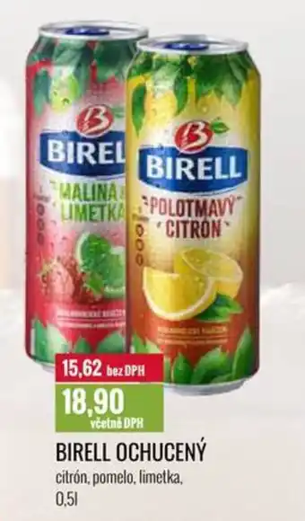 Ratio BIRELL OCHUCENÝ citrón, pomelo, limetka, 0.5L nabídka