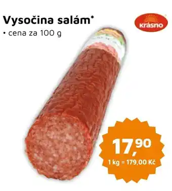 Můjobchod Vysočina salám nabídka