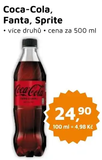 Můjobchod Coca-Cola, Fanta, Sprite nabídka