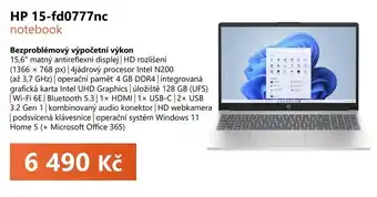 Expert HP 15-fd0777nc notebook nabídka
