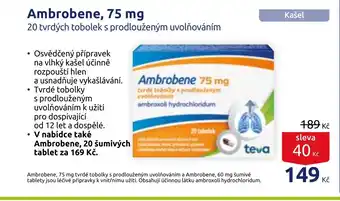 Benu Ambrobene, 75 mg nabídka