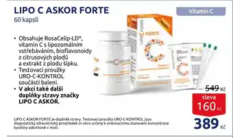 Benu LIPO C ASKOR FORTE 60 kapslí nabídka