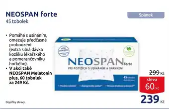 Benu NEOSPAN Forte 45 tobolek nabídka