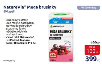 Benu NatureVia Mega brusinky 60 kapslí nabídka