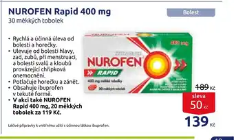 Benu NUROFEN Rapid 400 mg nabídka