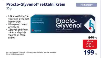 Benu Procto-Glyvenol rektální krém 30 g nabídka