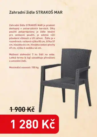Zahradní židle STRAKOŠ MAR