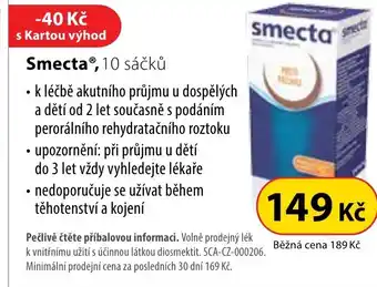 Dr. Max Smecta, 10 sáčků nabídka