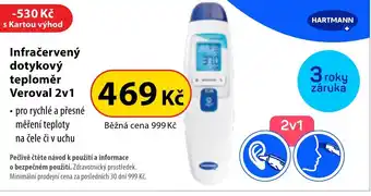 Dr. Max Infračervený dotykový teploměr Veroval 2v1 nabídka