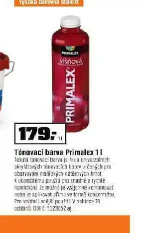 OBI Tónovací barva primalex nabídka