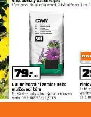 OBI Obi mulčovací kůra nabídka