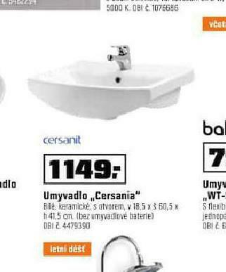 OBI Umyvadlo cersania nabídka