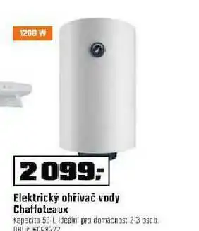OBI Elektrický ohřívač vody chaffoteaux nabídka