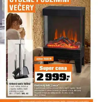 OBI Elektrický krb lucca nabídka