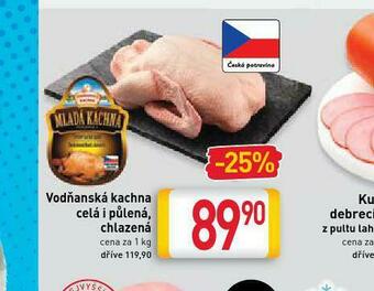 Billa Vodňanská kachna nabídka