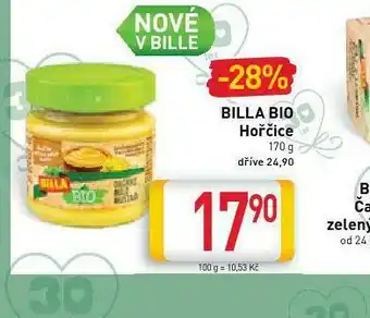 Billa Billa bio hořčice nabídka