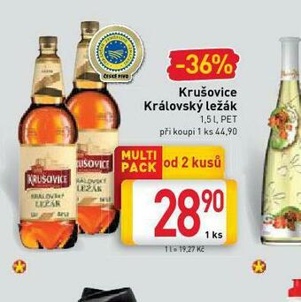 Billa Krušovice královský ležák nabídka